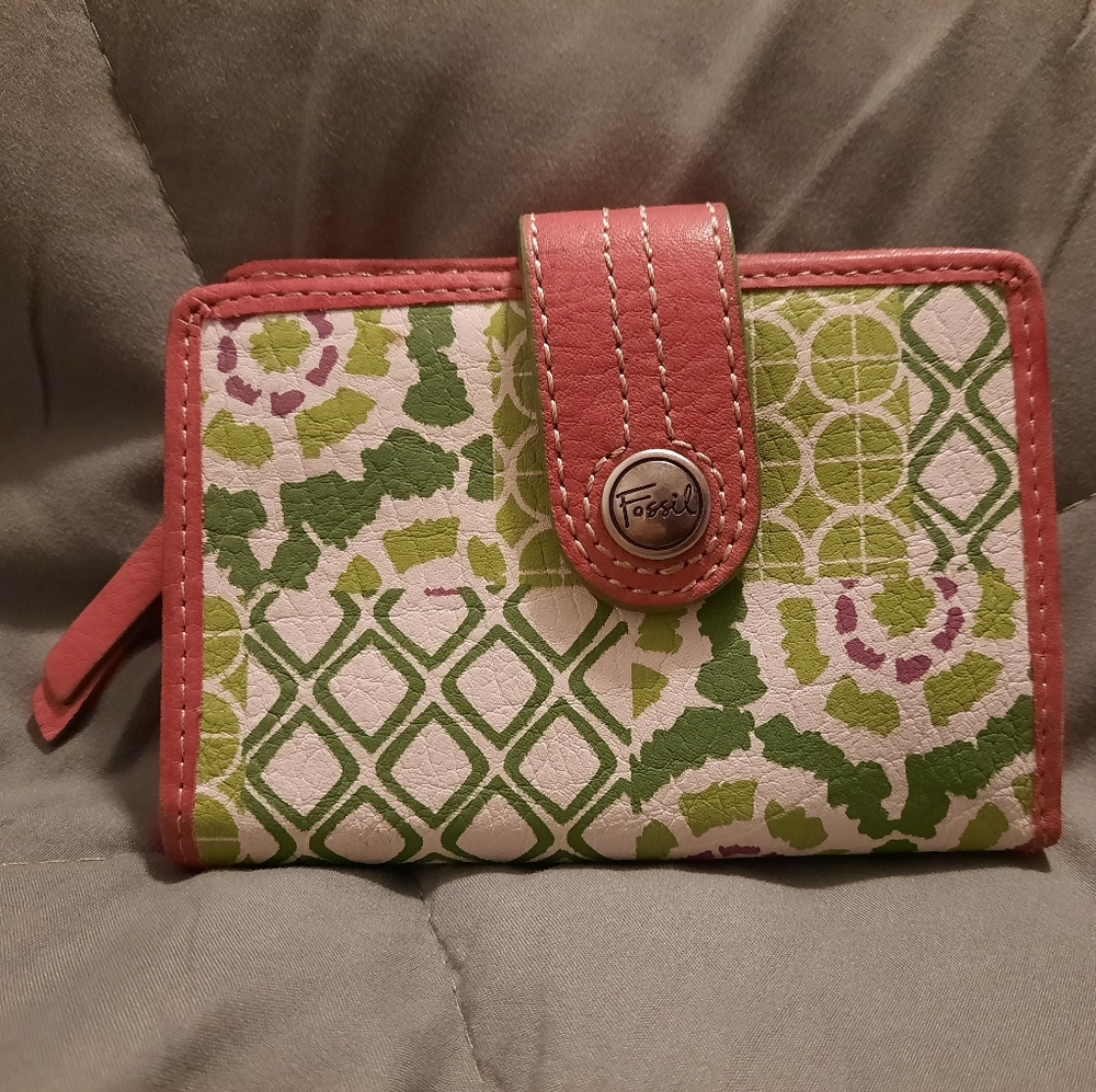 Fossil bi-fold what's your vintage wallet